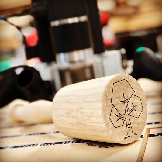 Turning a Wood Mallet and Engraving End with Shaper Origin