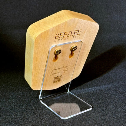 Mount Rainier Sculpture – Elevation Series Layered Wood Artwork